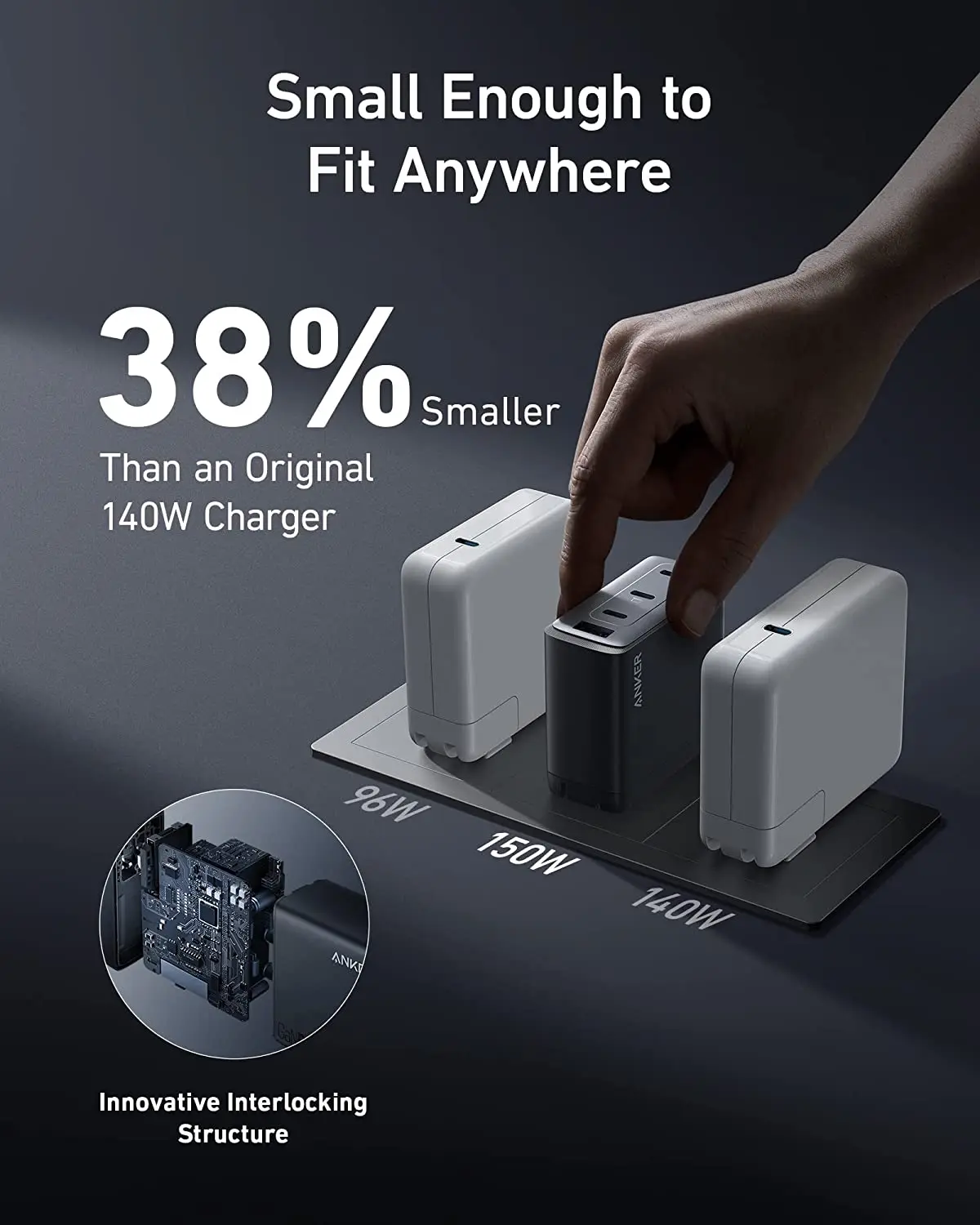 スマホアクセサリー Anker 747 150w Anker 747 Charger (GaNPrime 150W) | Pack Hacker