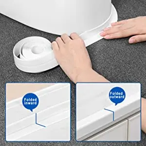 Nastro Sigillante Autoadesivo 8mm - 6 Metri Bianco, Per Vasca, WC E Cucina - Foto 3