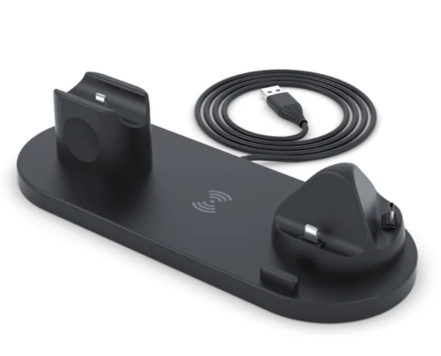 Трендовая Беспроводная зарядная подставка для телефона 3 в 1 2020 Apple watch iphone док-станция airpods/для airpods