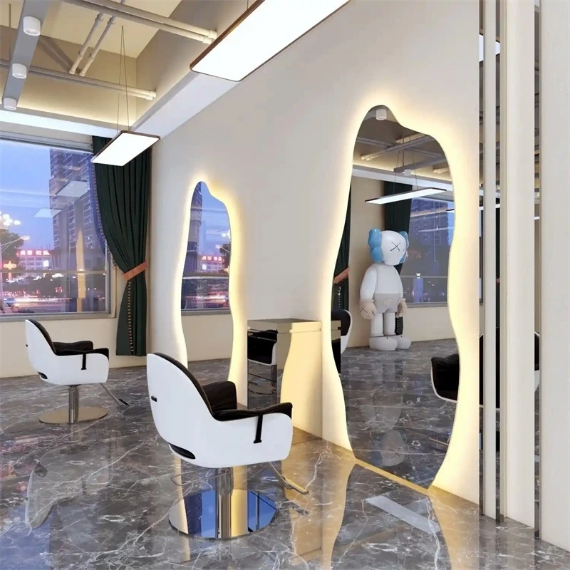 product customized modern anti fog backlight frameless wall mounted smart bathroom led mirror for hotel-3