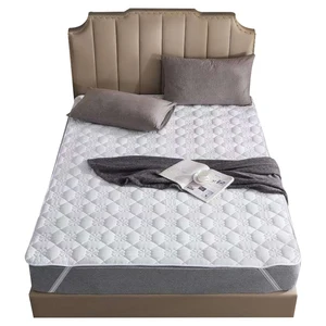 Full Queen Size Mattress Pad Pillow Top Mattress Cover Twin Mattress Topper  100% Waterproof