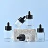 Transparent Bottle + Black Ring