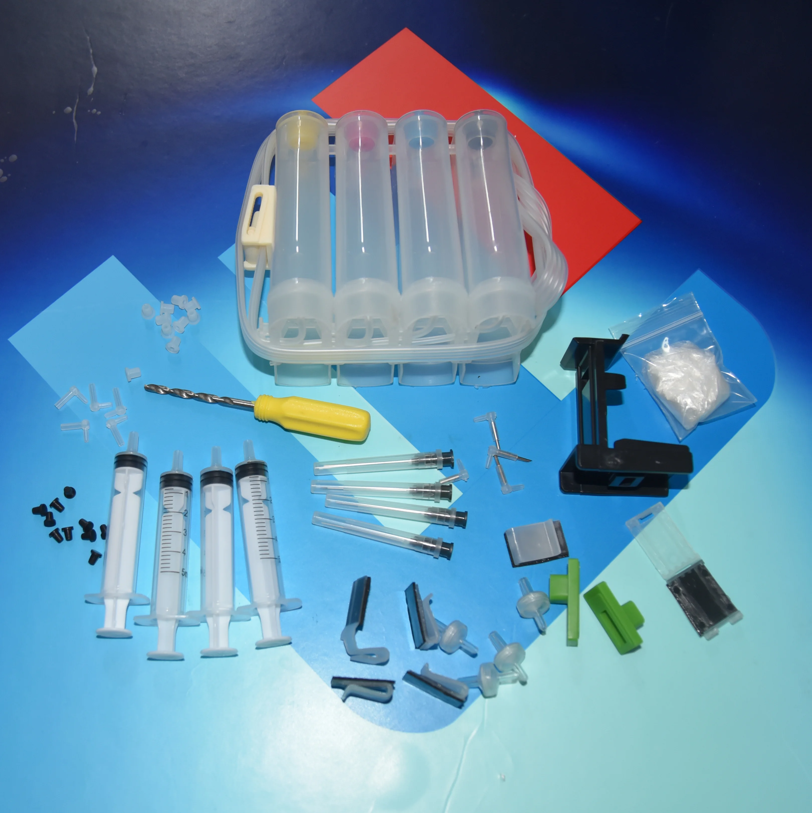 Sistema de suministro de tinta continuo Universal, kit CISS de 5 colores  con accesorios, tanque de tinta para HP, Canon, epson, brother, ciss  tank|Sistema de suministro continuo de tinta| - AliExpress