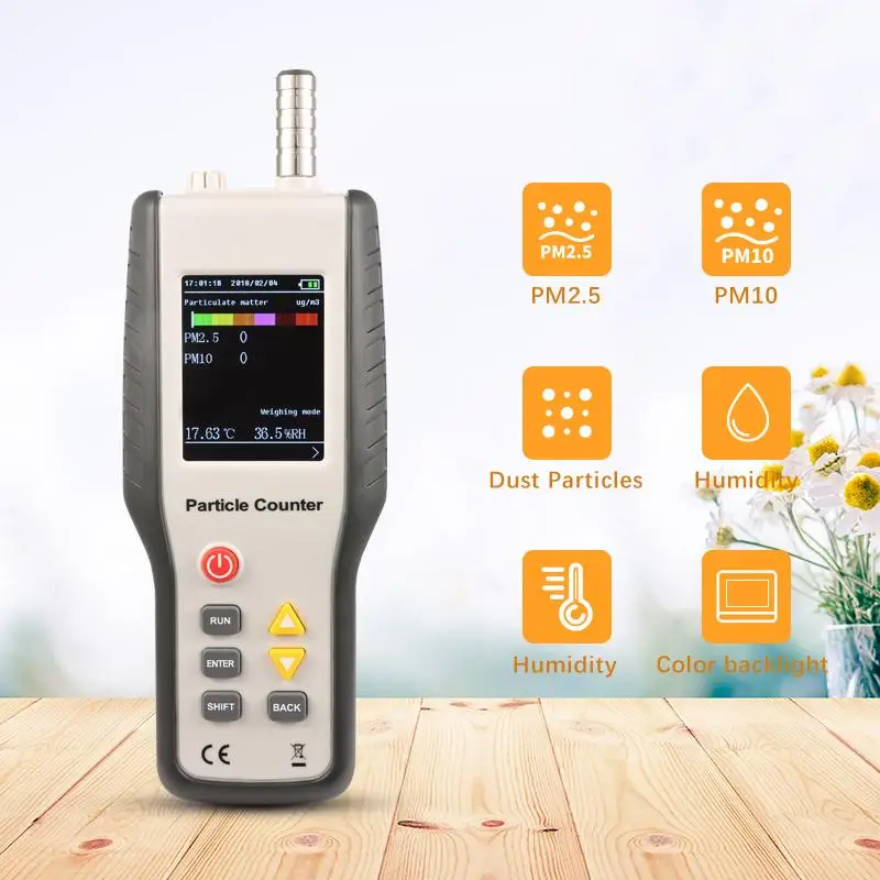 HT-9600 High Quality Wholesale Particle Counter Dust Sampling Meter PM 2.5 Detector Gas Analyzer