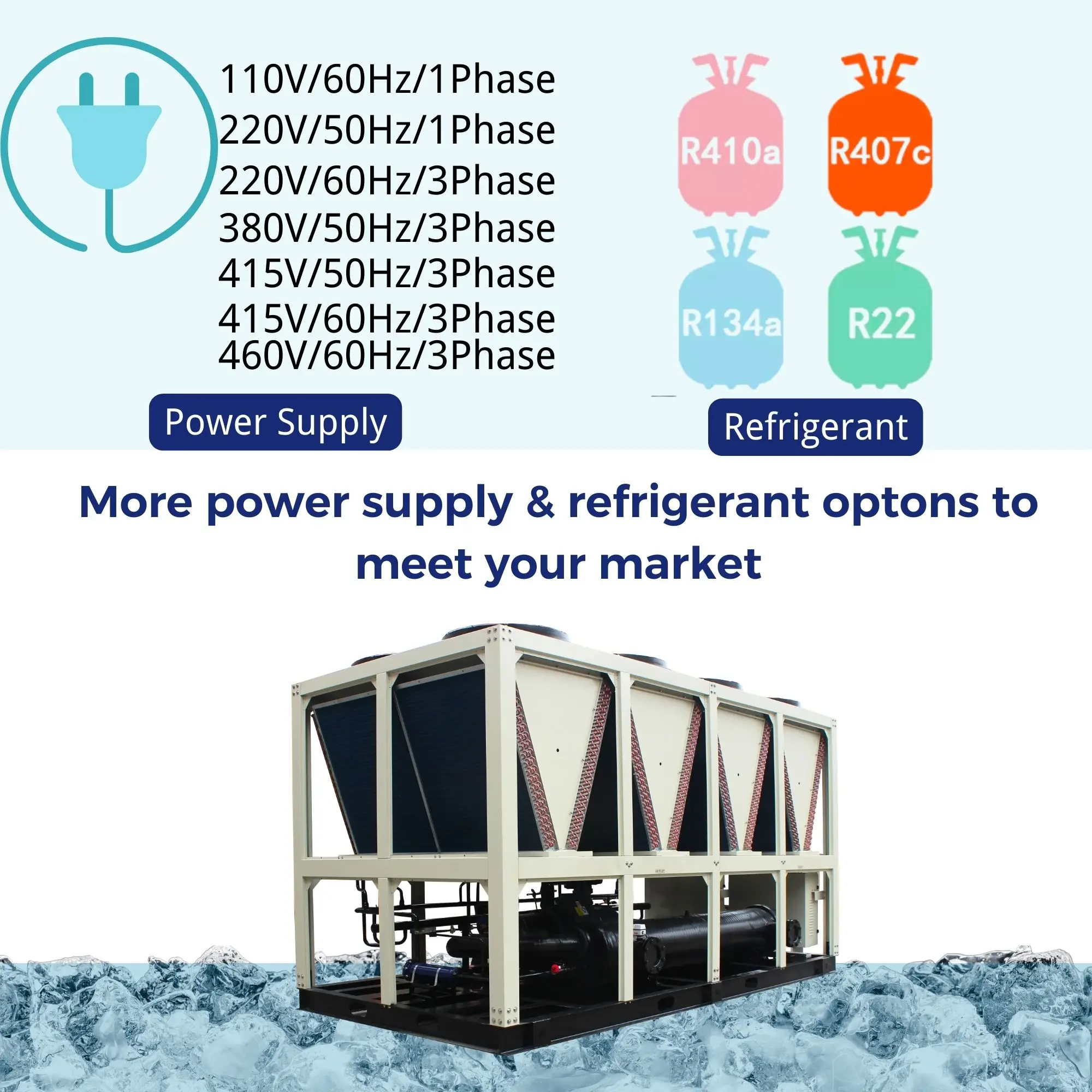 Altaqua 150 Ton Ice Rink Recirculating Glycol Industrial Chiller