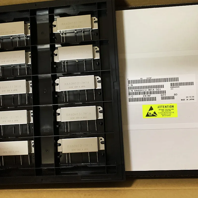 RA60H3847M1A 三菱 470MHz 60W RF モデュール １個 RA60H3847M1A - 60W 2 Stage Amp for 378-470mhz Mobile Radio