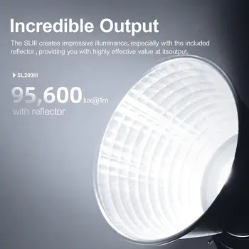 Godox SL200III Studio LED Video Light 215W  Dimmable 8 FX Lighting Effects APP Remote Control for Home Studio Live detail image