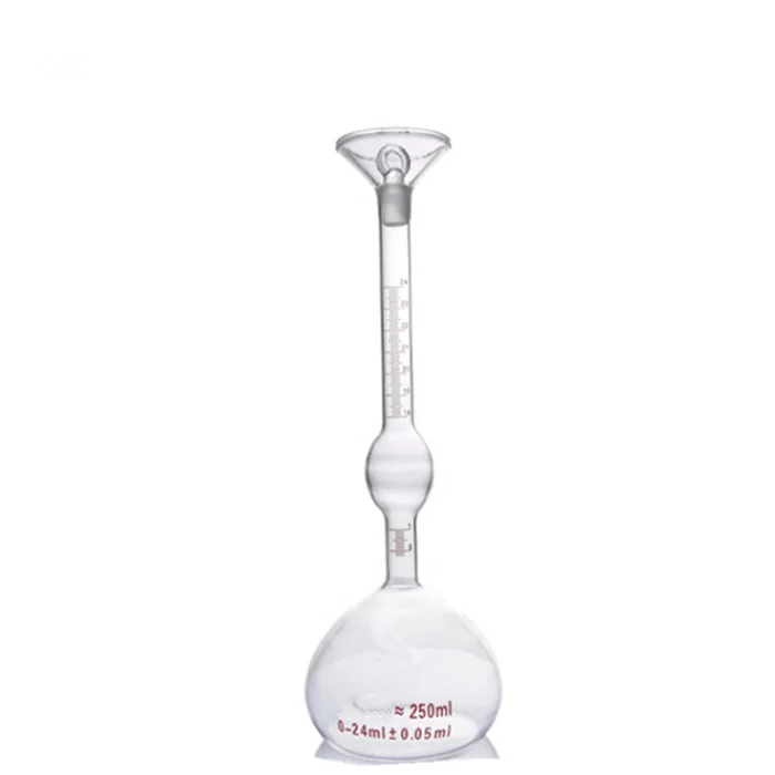 250ml Pycnometer Volumetric Flask/Specific Gravity Bottle/Le Chatelier Flask
