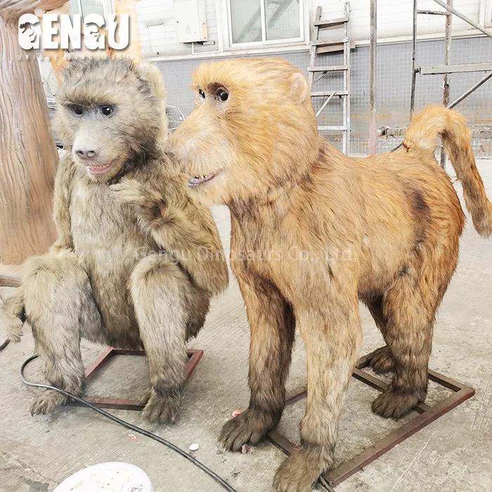 Realistic Animatronic Animals Handmade Monkey Models