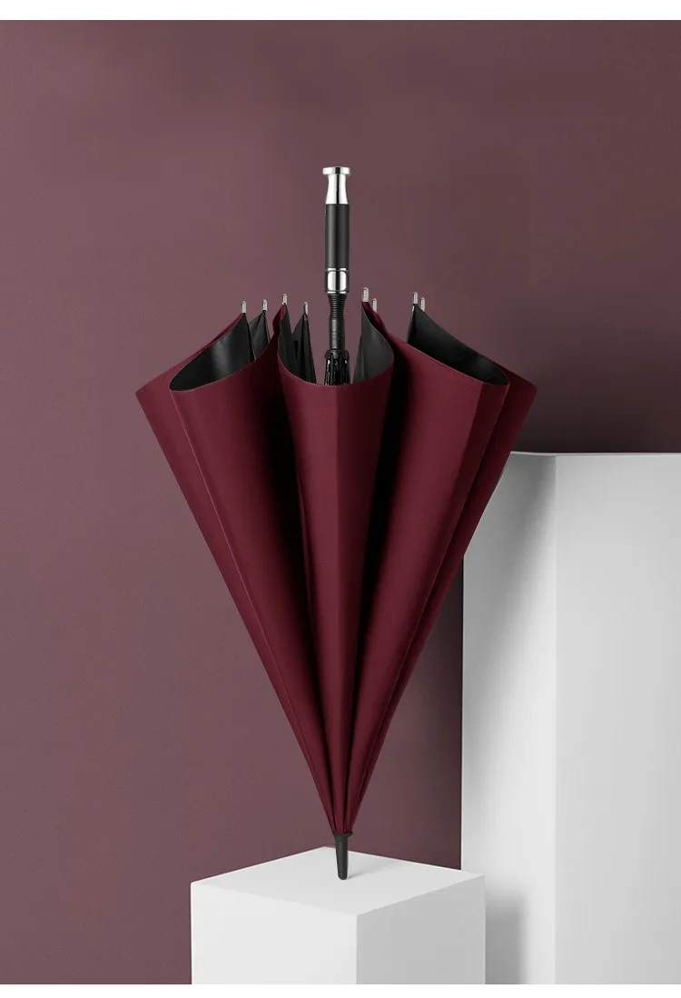 Wholesale Custom Logo Windproof Auto Open Close Extra Large Heavy Duty Golf Umbrella for Exhibition Business Promotion Gifts