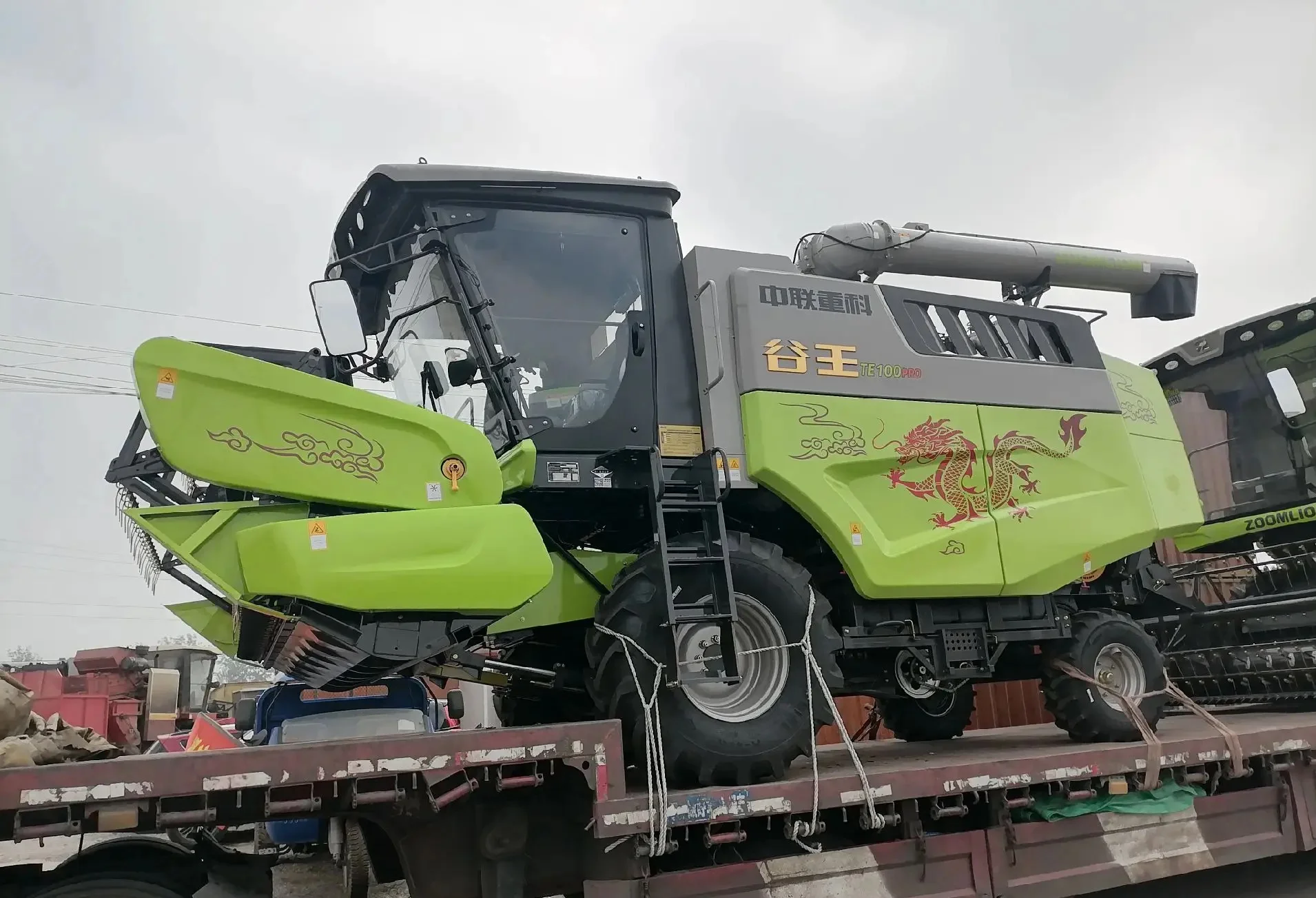 Zoomlion TE100 190HP Biçerdöver - 7 Sıralı, Yavaş Gürültü, Çok