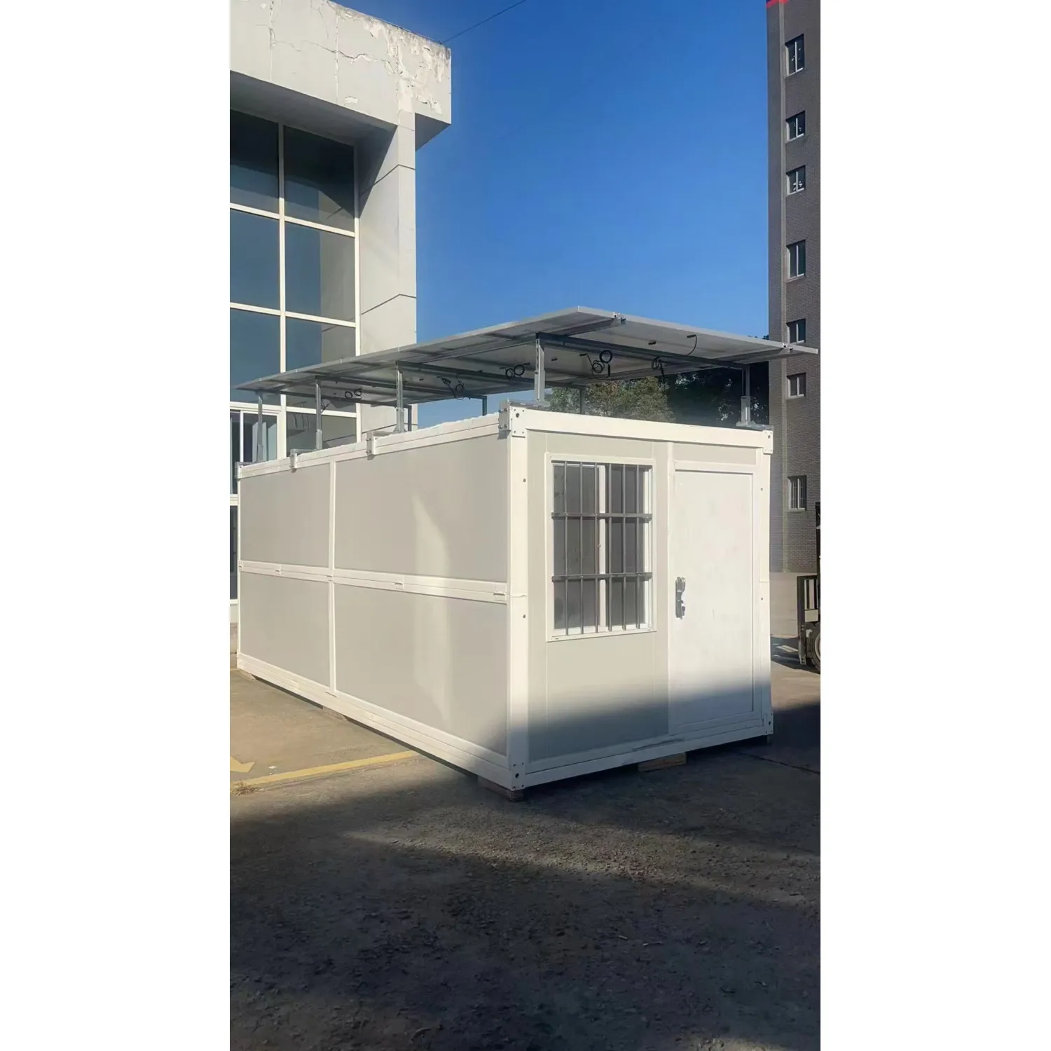 Luxury Foldable Tiny Office Container House Prefab Home in Small Steel Structure for Home Use