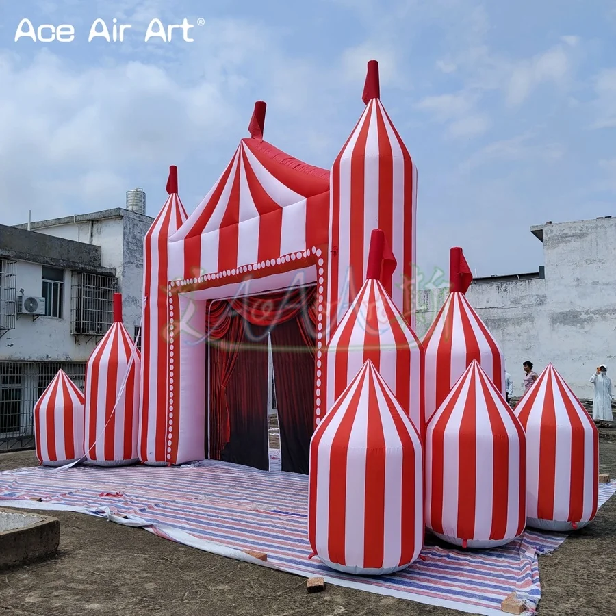 Red And White Circus Tent Fanfanwin Pcs Carnival Circus Tent