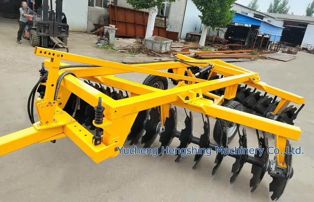 Agriculture machinery heavy hydraulic 24 disc harrow for tractor