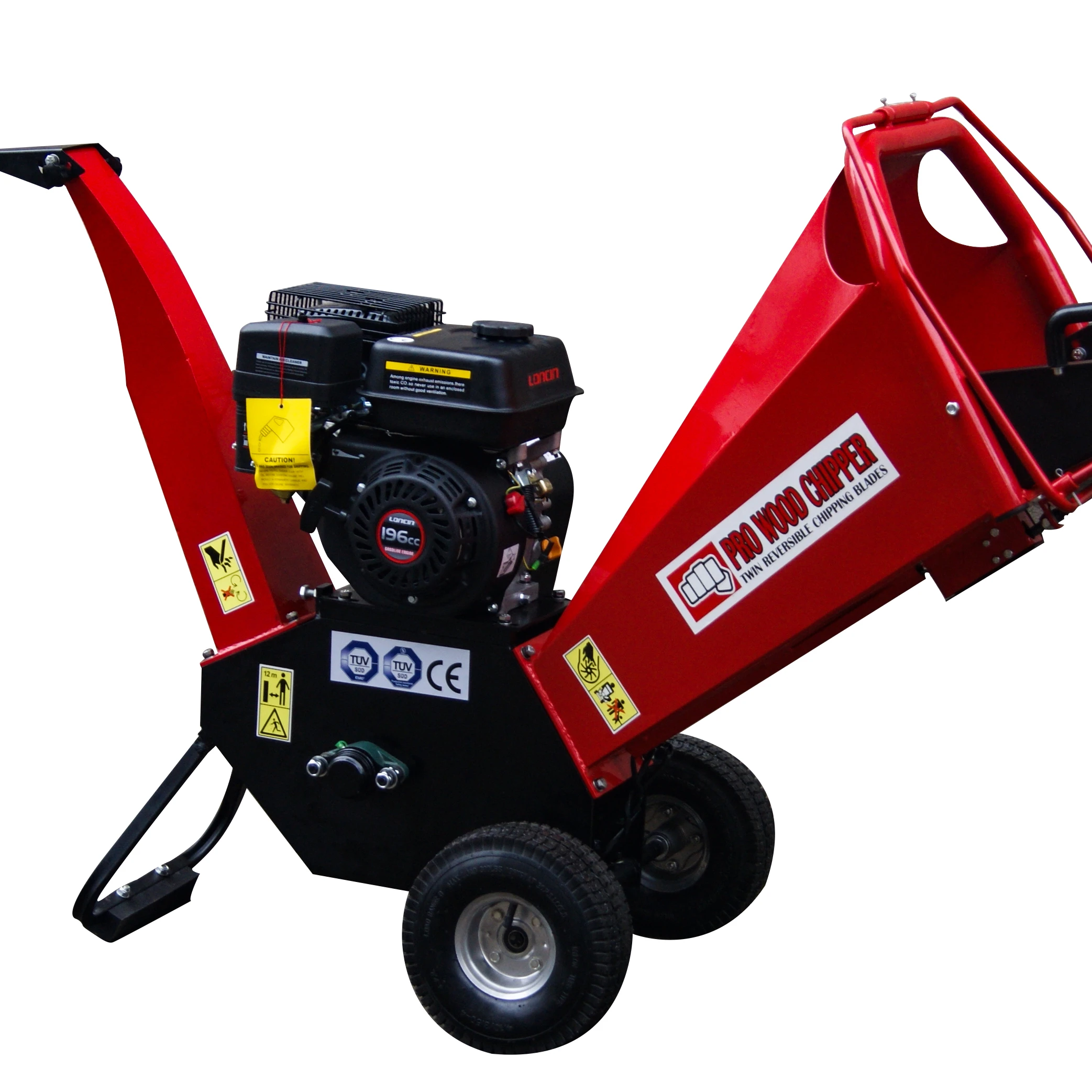 Shredder Chipper Tree Mulcher 4 Inch 7 hp Pull Start Gasoline Engine Wood  Chipper Made in China Factory Home Use Wood Chipper, image size:2085x2085