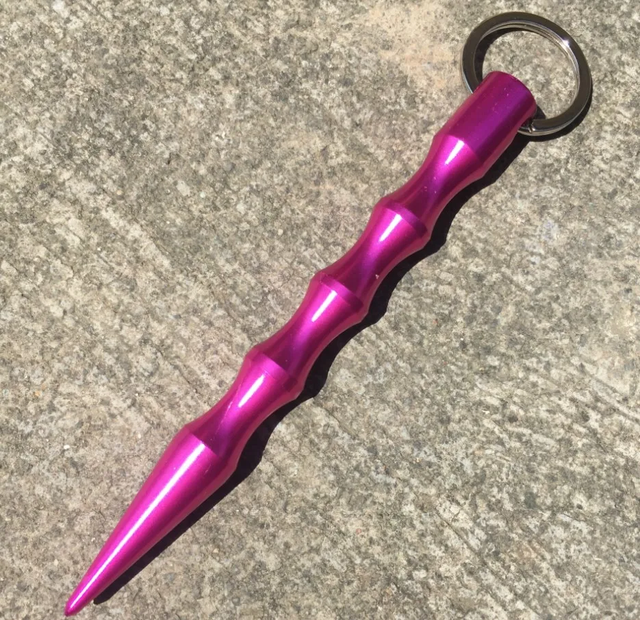 Women's Outdoor Selfdefense Stick Kubaton Keychain Student Key Pen New