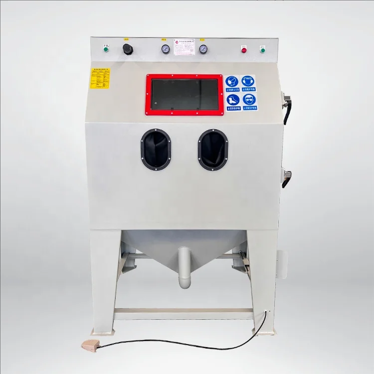 Portable Manual Sandblasting Cabinet Fast Delivery Container Sand Blast Room for Working Industry Featuring Essential Motor Core
