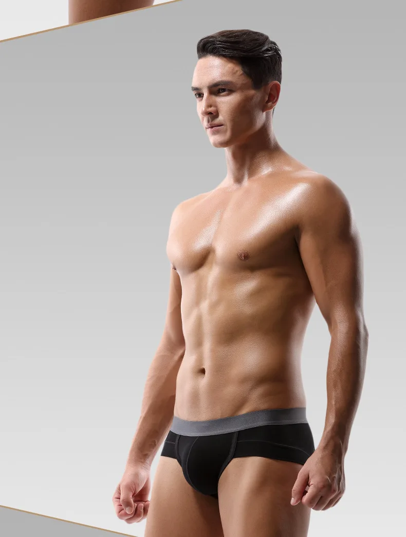 Men's Elastic Comfortable Recycled Brief Underwear - Eco-Friendly, Sustainable, Soft and Breathable Design for All-Day Comfort