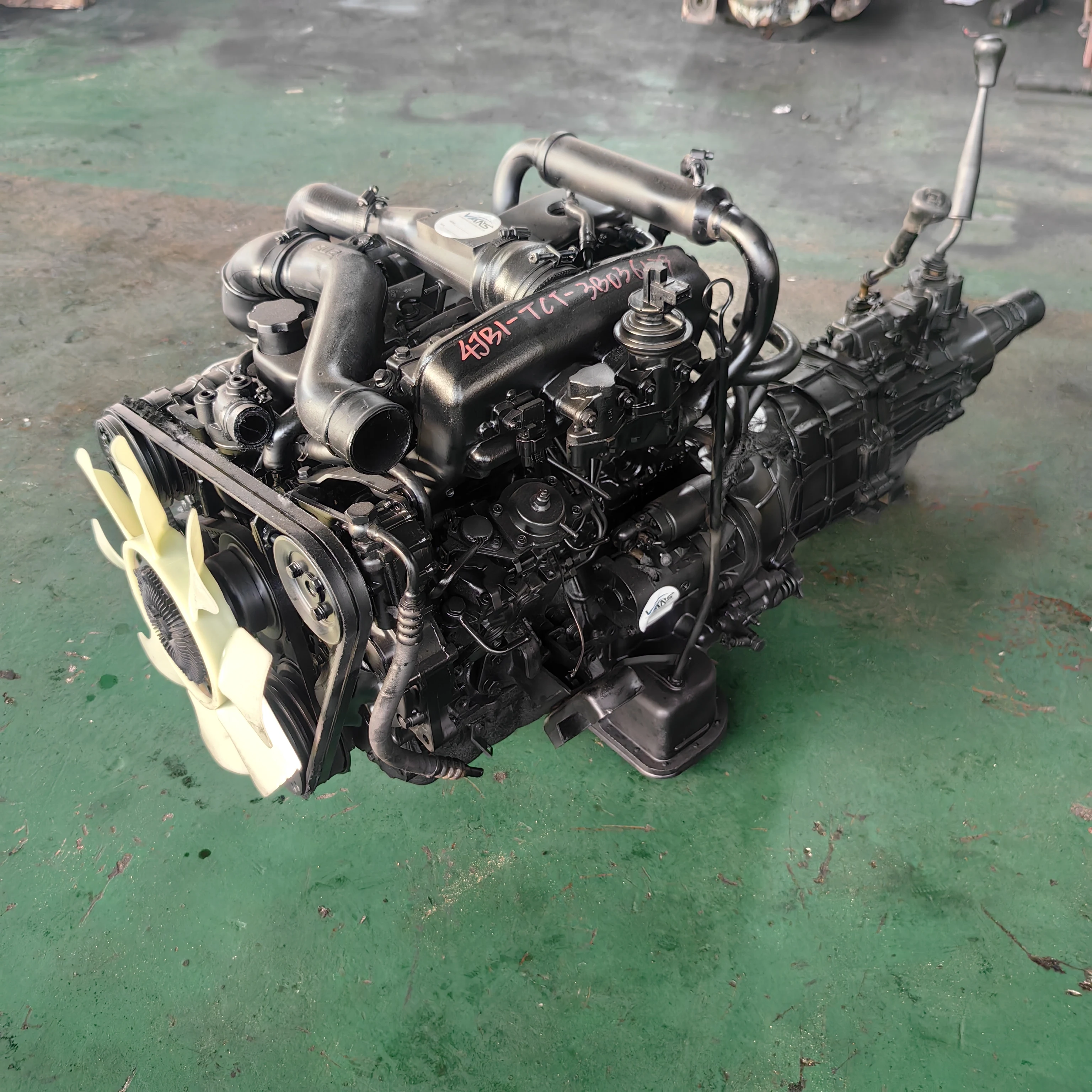 Used Isuzu 4JB1 Diesel Engine Assembly - Reliable Performance