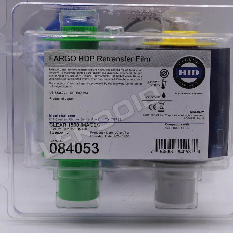 anR  Original Fargo84053 Ribbon for Hidfargo HDP5000 Printer