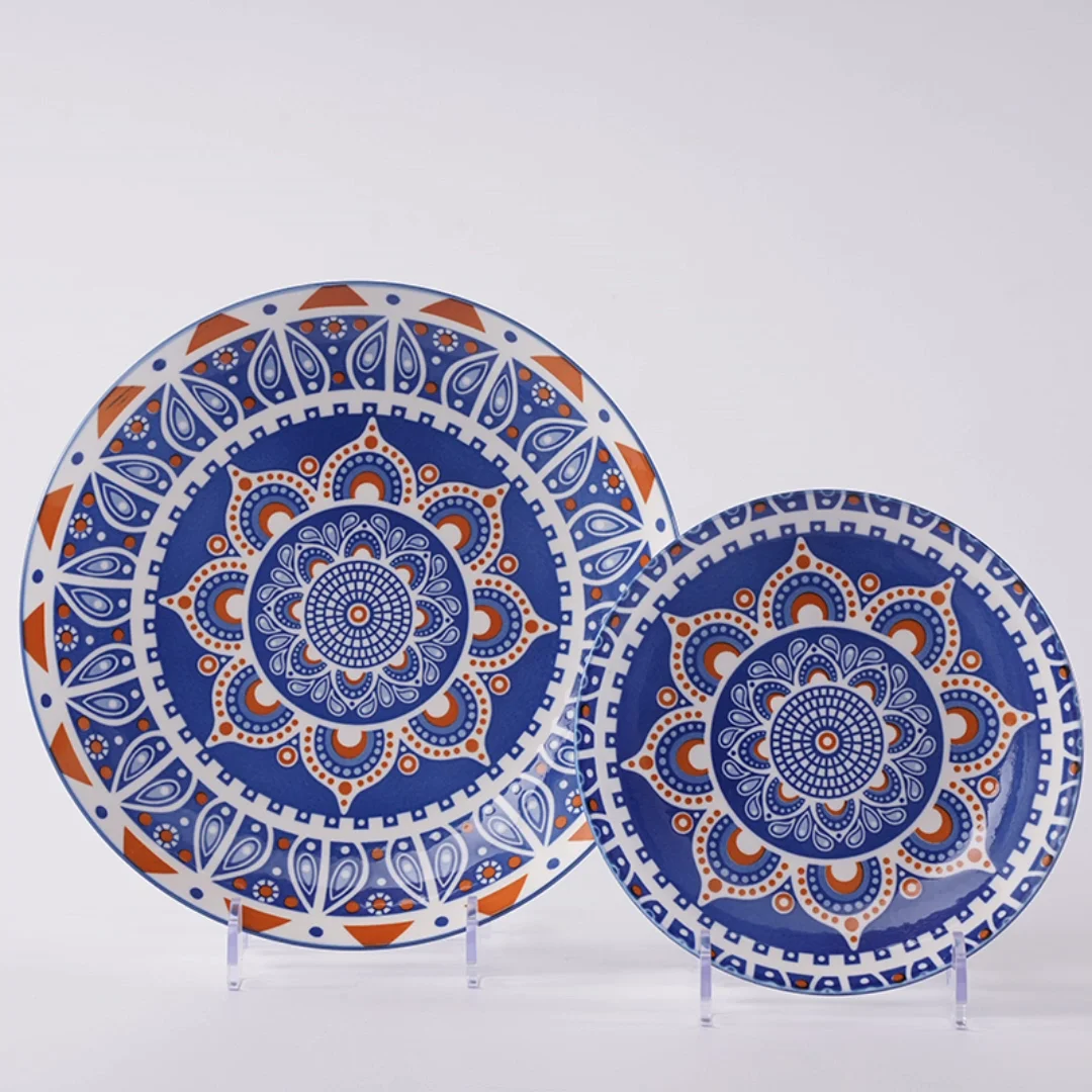 Moroccan And Middle Eastern Dining Porcelain Serving Platter Dinner Set
