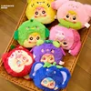 Fruit animal paradise plush toys-box of 6