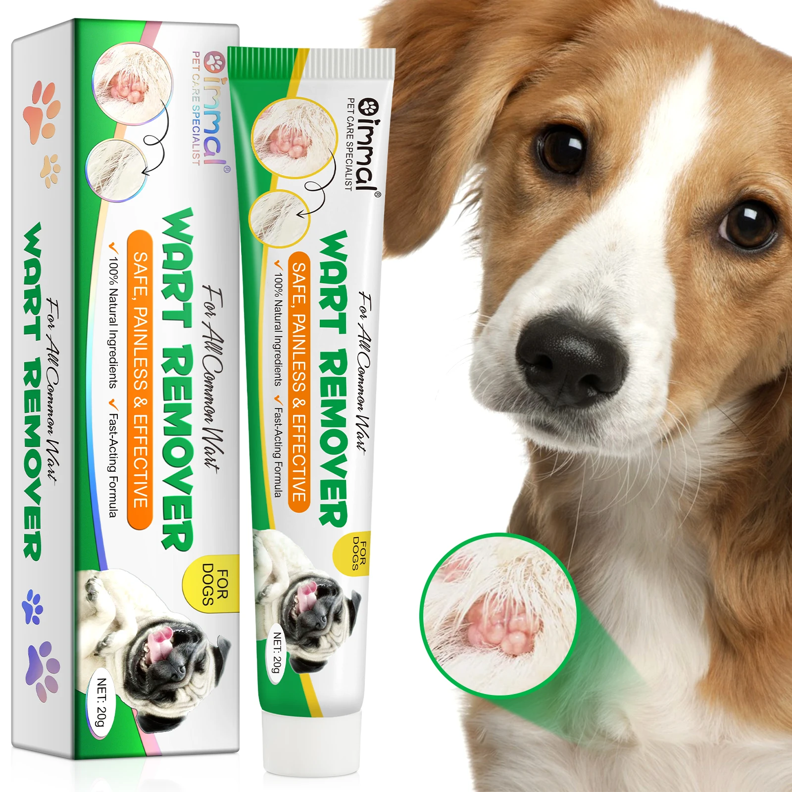 Natural Treatment No Injury Quickly Eliminate Safe Painless Dog Skin 