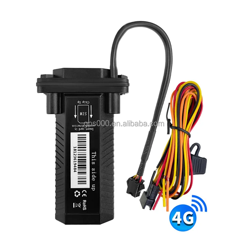 Global 4G LTE Waterproof GPS Tracker with Wired Connection Glonass