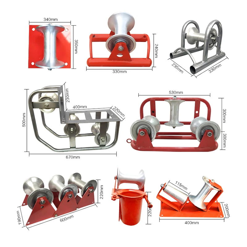 Wholesale High Strength Fiber Optic Cable Pulling Rollers Bridge Cable