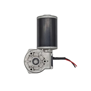 12V 24V 36 48 Volt Brushed Factory Wholesale Permanent Magnet High Torque Electric Brush Worm Gear DC Motor