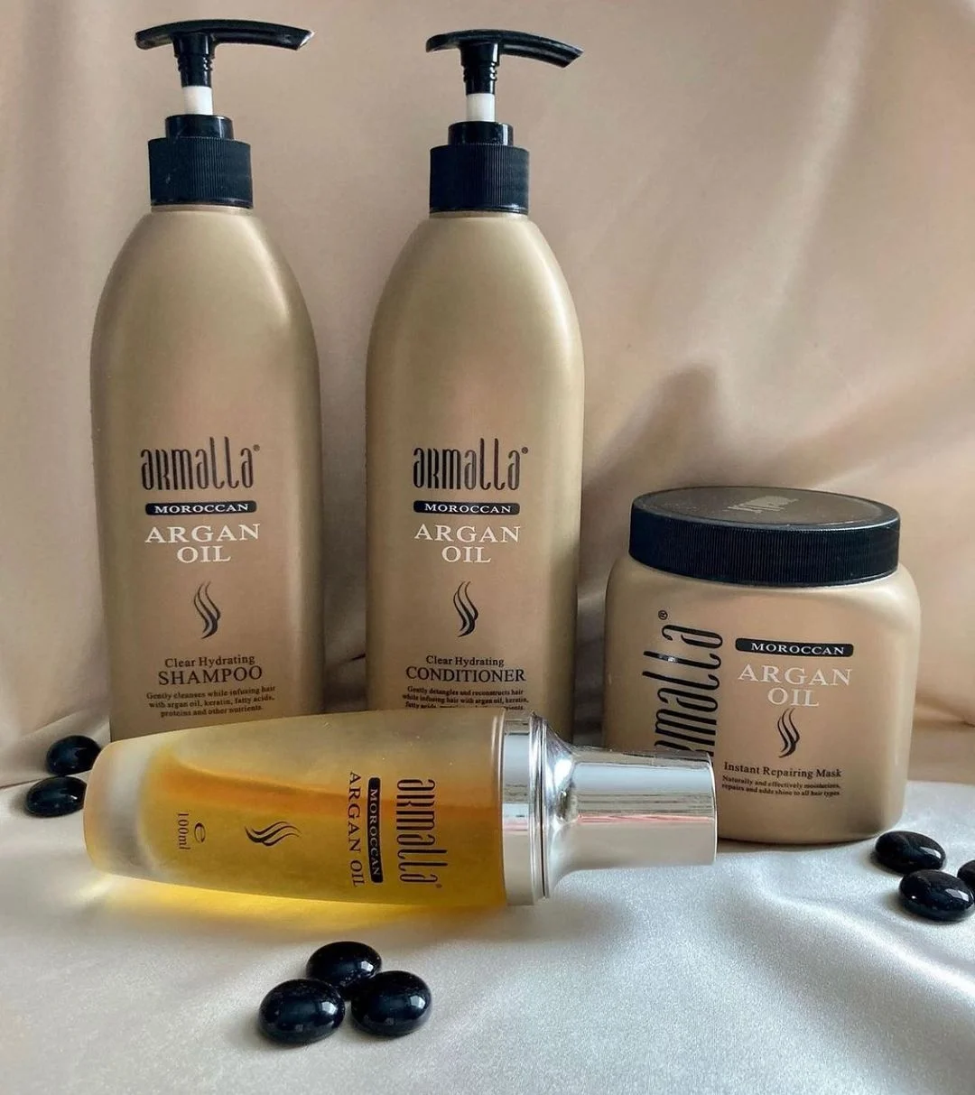 Armalla Shampoo Private Label Sulfate Free Organic Nourishing Argan Oil Hair Shampoo