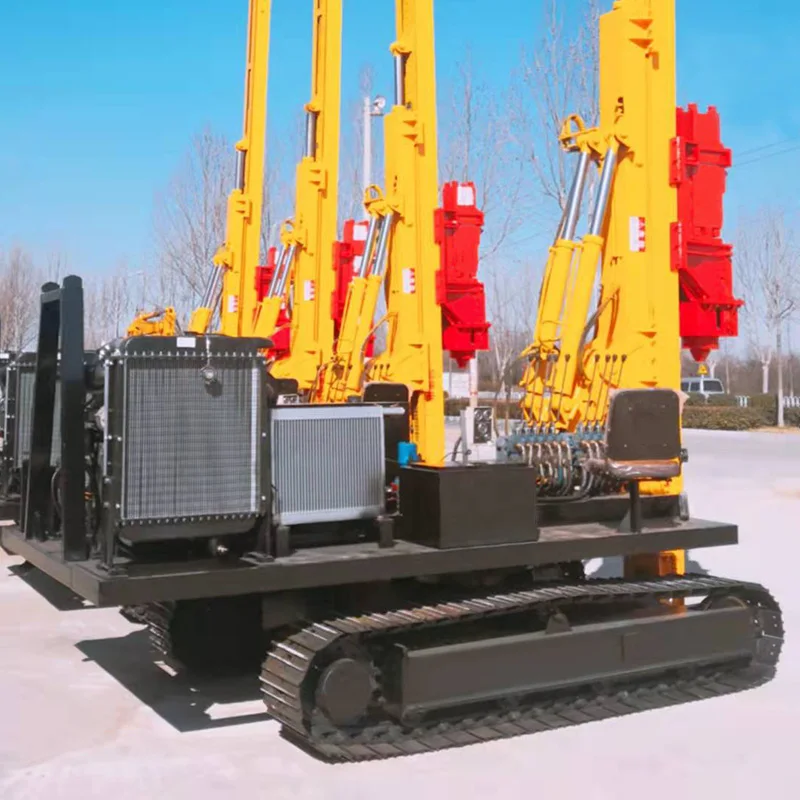Pile Driver Machine in Malaysia Floating Pile Driver Spiral Rotary Pile Driver
