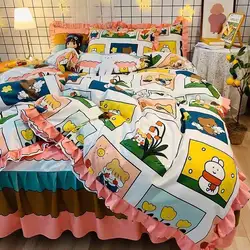 カスタム卸売ブランド名ベビーベッド赤ちゃん動物掛け布団セット寝具