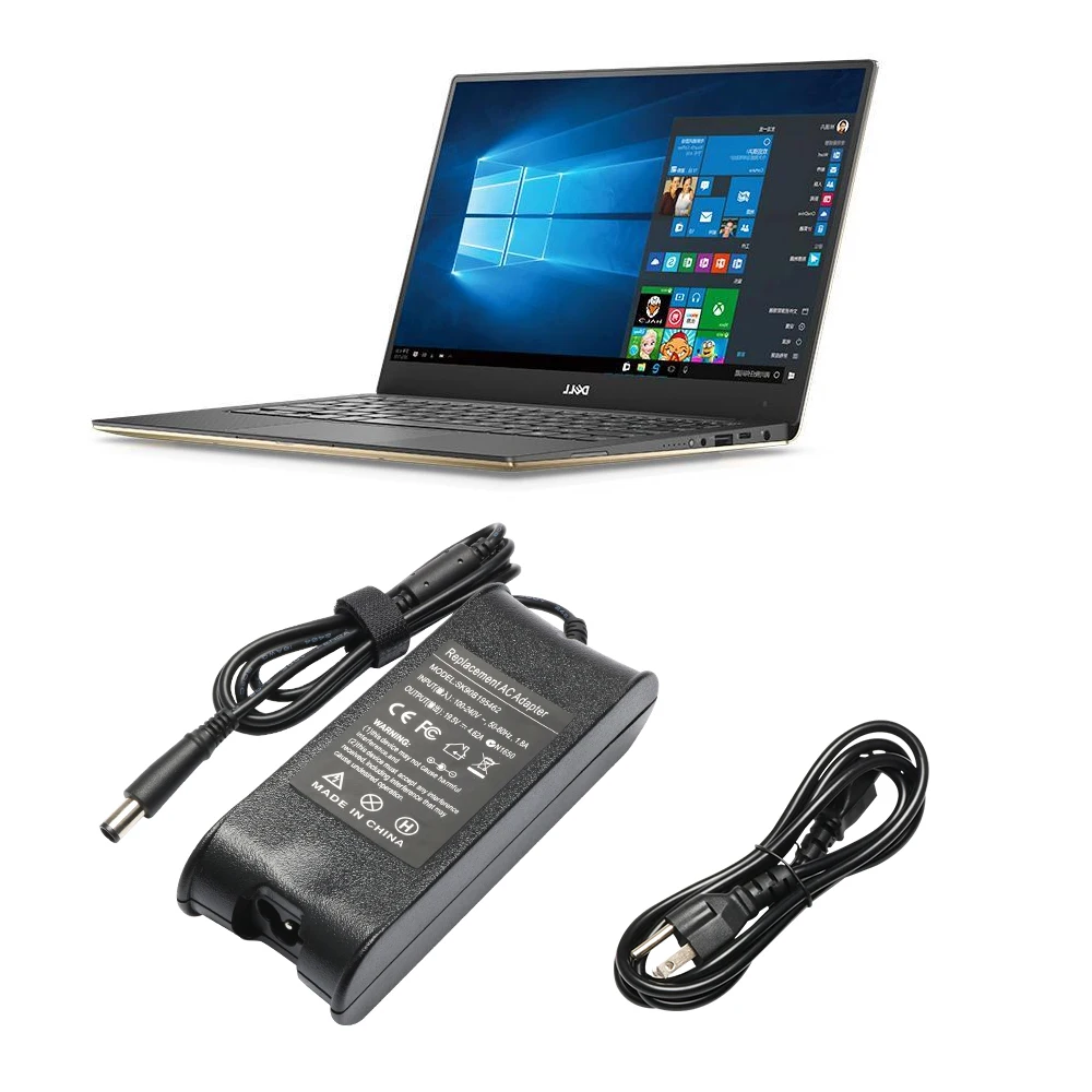Бестселлер OEM/ODM 90 Вт 19,5 в 7,4 а 5,0 * мм адаптер питания для зарядки ПК Dell