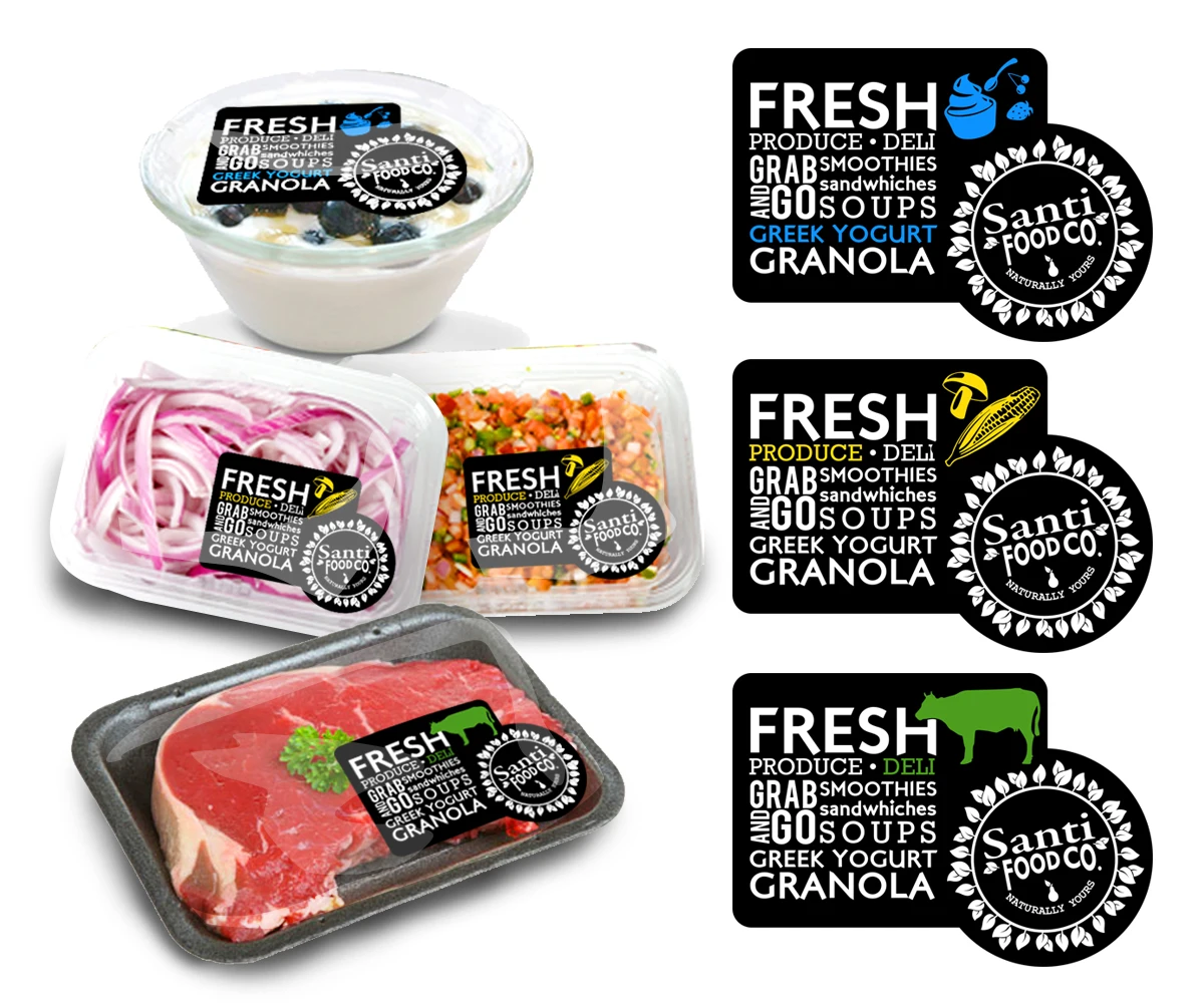 Custom Food Labels - Food Packaging Labels Printing
