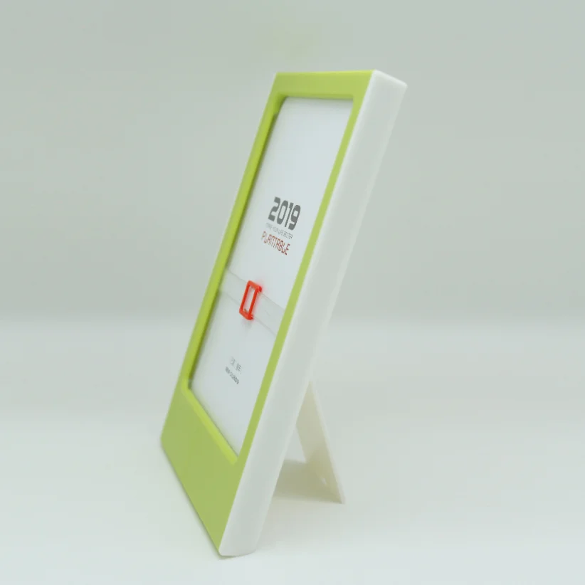 Custom Clear Acrylic Desk Calendar Display Stand with Date Marker Customize Acrylic Desktop Calendar Holder