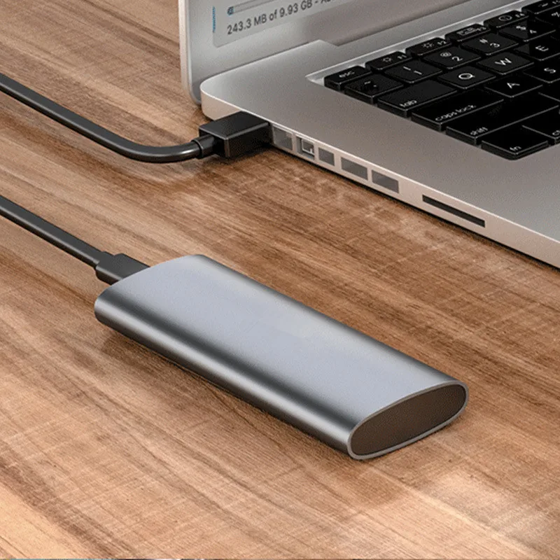 M.2 Жесткий Диск высокоскоростной NGFF NVME двойной протокол один тип-c USB3.1 m.2 nvme ssd Внешний портативный