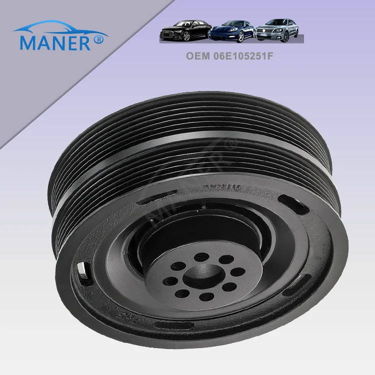 Maner Engine Crankshaft Pulley 06e105251e 06e105251f For Audi A4 A5 A6 ...