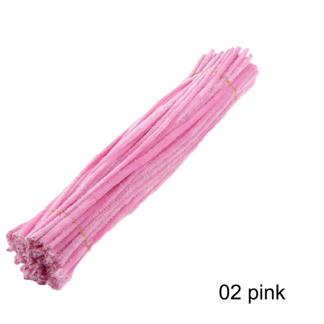  200 Pcs Pink Pipe Cleaners, 12 Inch Long Pipe Cleaners
