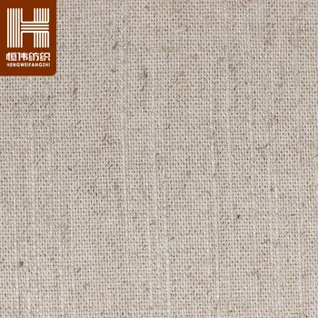 Wholesale Solid Dyed Plain Custom Cotton Hemp Fabric For Home Textile