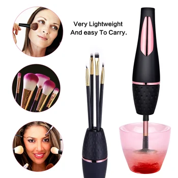 1pc Automatic Makeup Brush Cleaner And Dryer, Usb Rechargeable  Multifunctional Electric Cosmetic Cleaning Tool