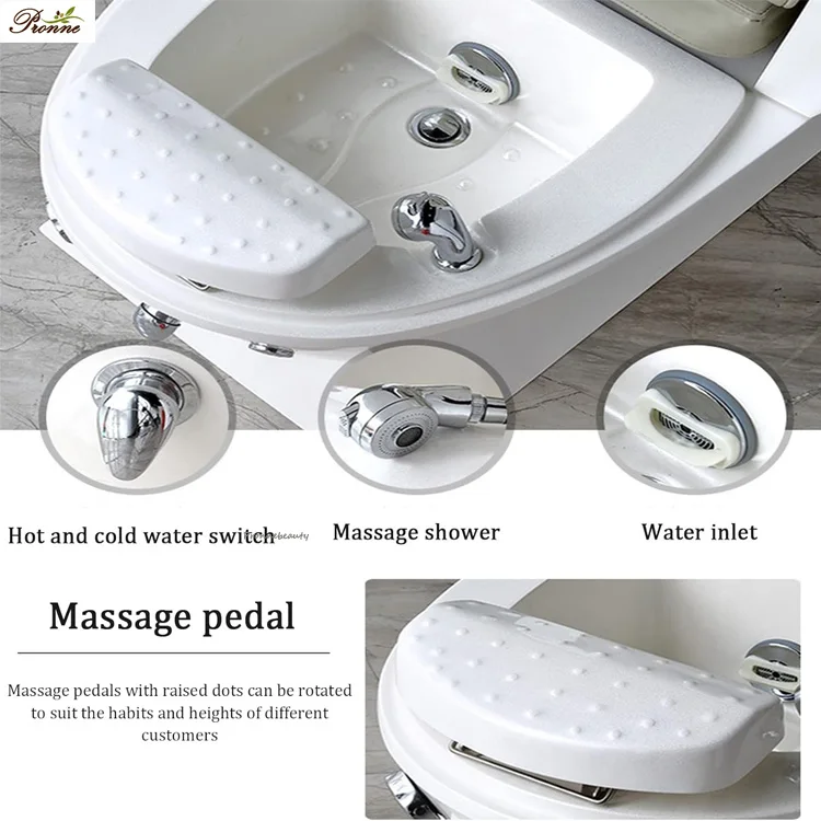 Capsule Electric Recliner Foot Massage Chair Spa Egg Shell Nail Spa Sofa  Chair With Basin