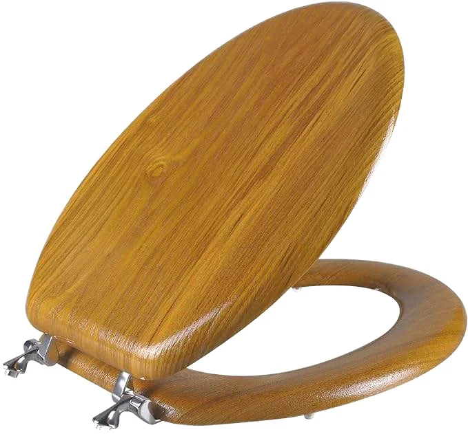 Exported Good Quality Custom Embossed Flushable Wooden Single-Piece Toilet Seat Cover with Soft Absorption 1 Layer for Bathrooms