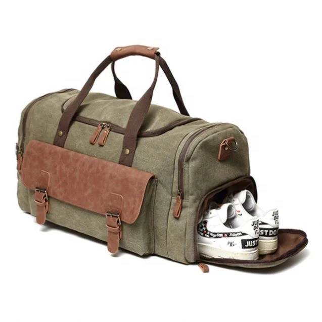 canvas travel tote