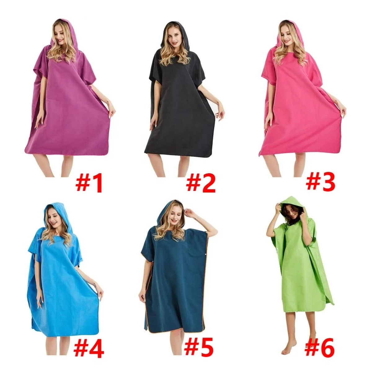 Surf Poncho Hooded Towel Custom Beach Poncho Changing Towel Robe Buy