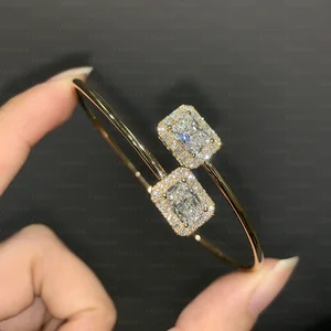 IGI Certified 0.48ct Diamond Tennis Bracelet - 14K Gold Women's Anniversary Gift with Lab-Grown Diamonds