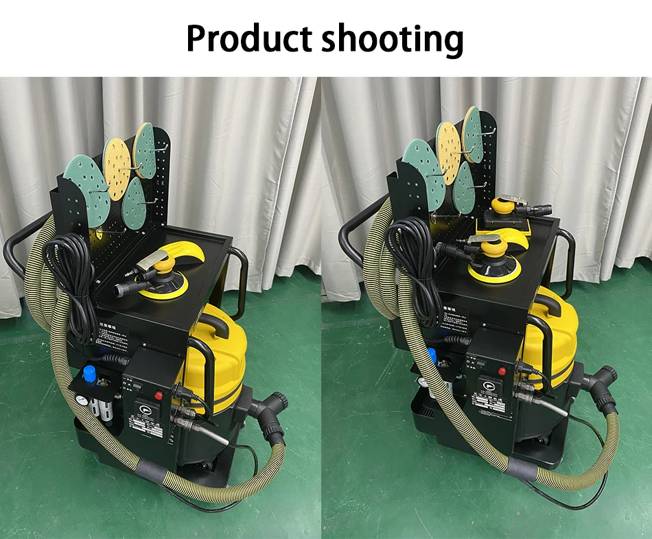 Pneumatic Dust Free Sander Machine Vacuum Dry Sanding Grinding Dust