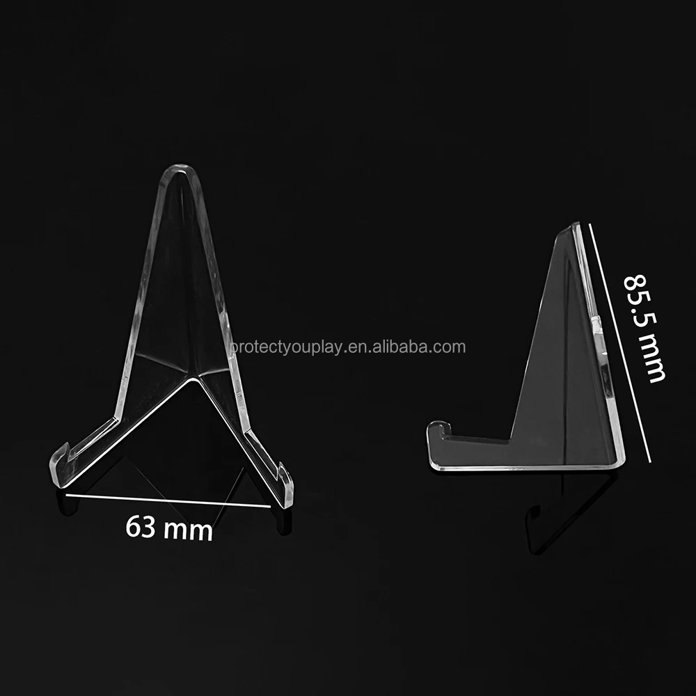 Small Lucite Stand for Magnetic Card Holders Small Lucite One Touch Stand