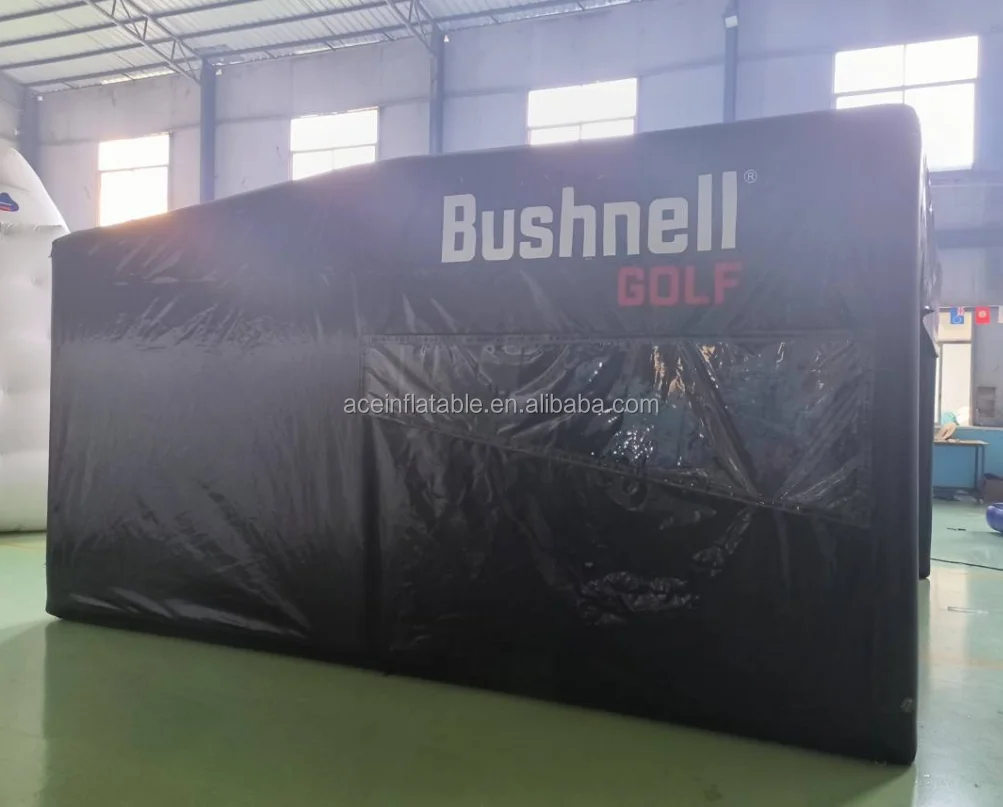 Portable Indoor Outdoor Golf Simulator Launch Monitor Inflatable Golf Enclosure Hitting Bay With