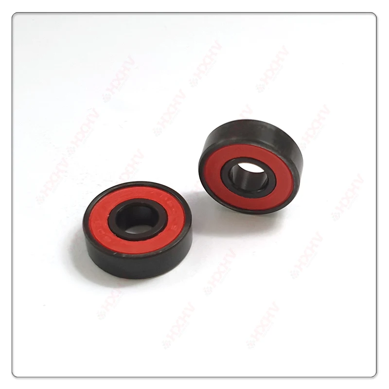 608 2RS  ABEC-9 High Quality Red Rubber Sealed Chrome Steel 8x22x7 mm HXHV Deep Groove Ball Bearings